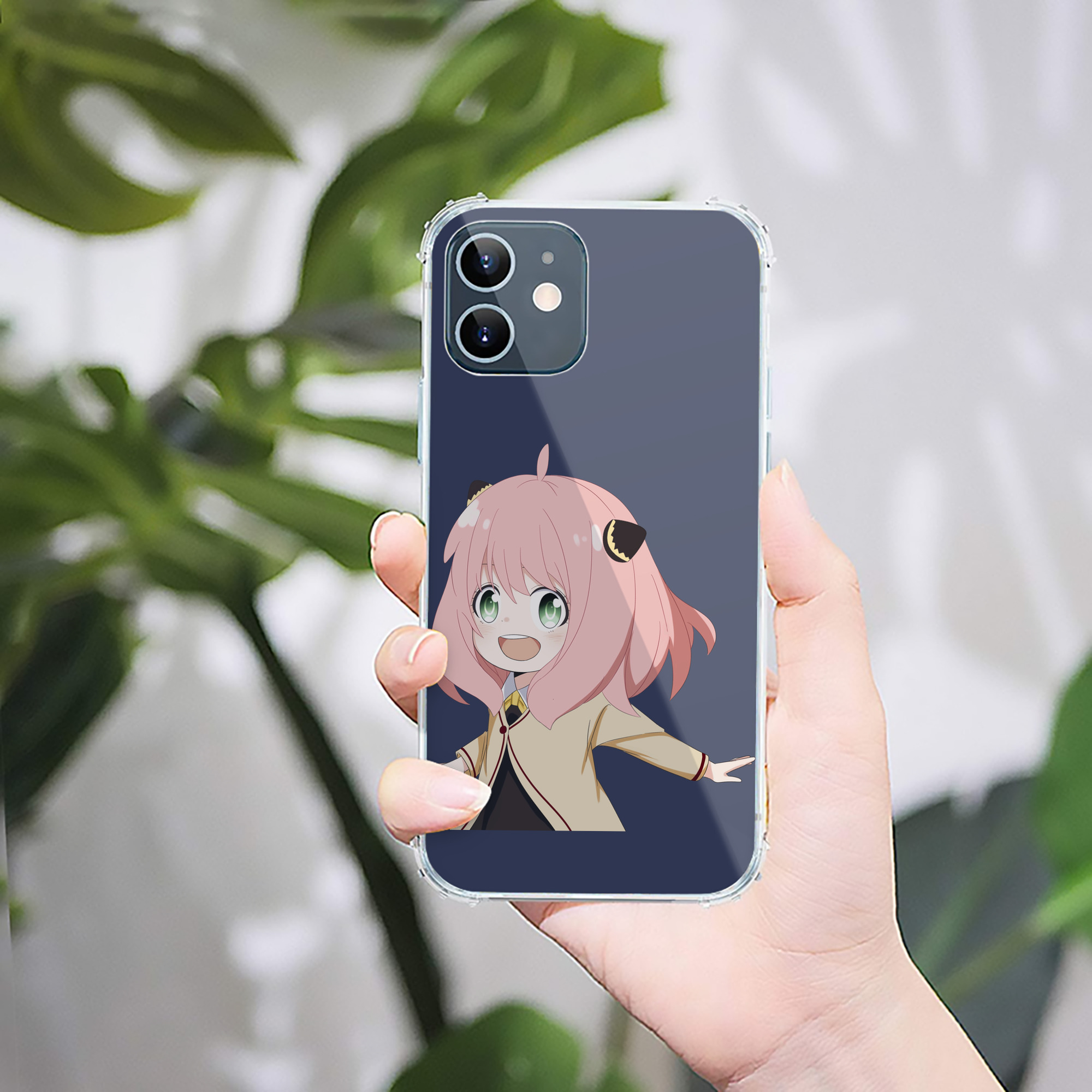 （画像用） SPY×FAMILY间谍家家酒 【iPhone 12シリーズ対応】透明スマホケース（クリアソフトケース）